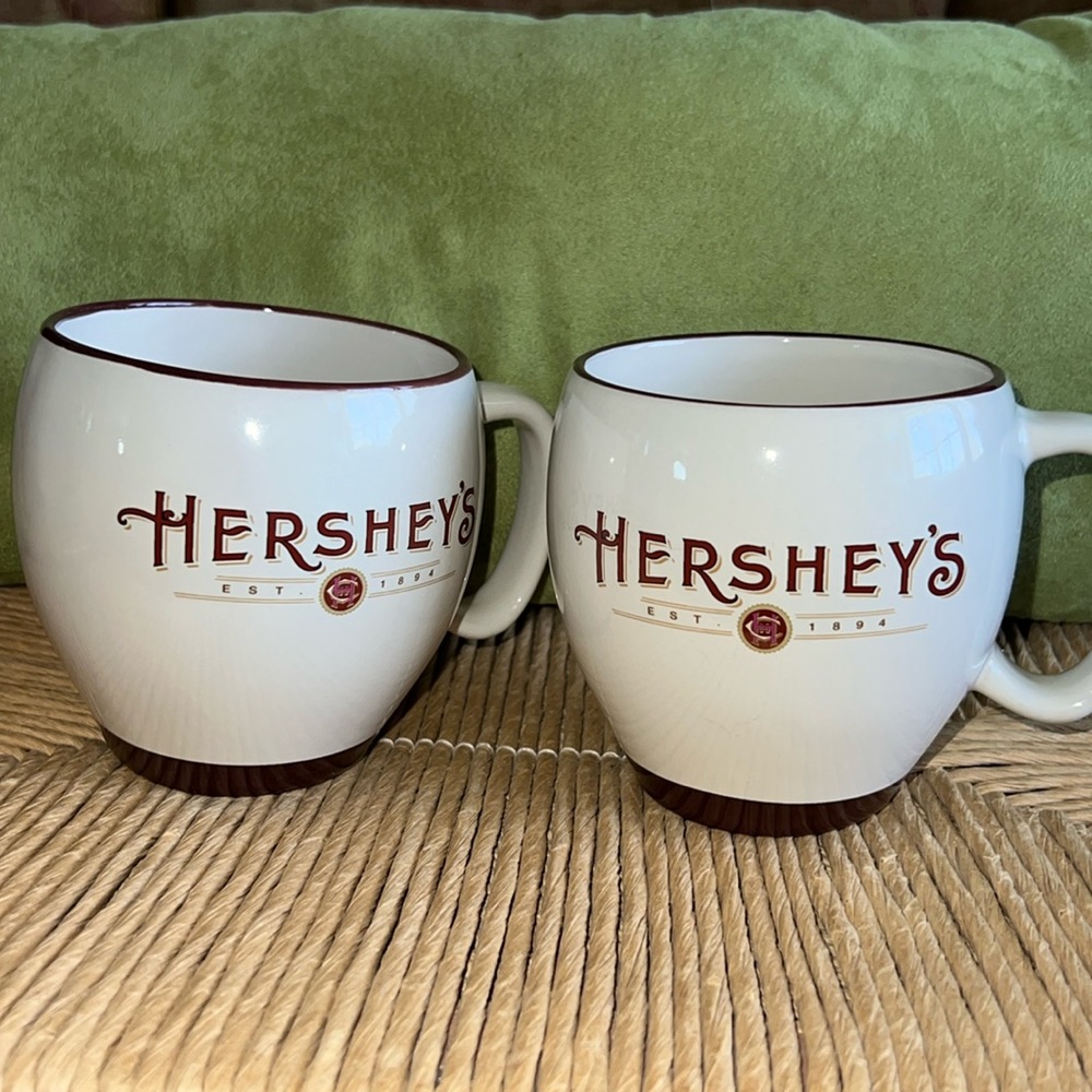 Bundle of Two Hershey’s Est 1894 Mugs - made in 2004- EC